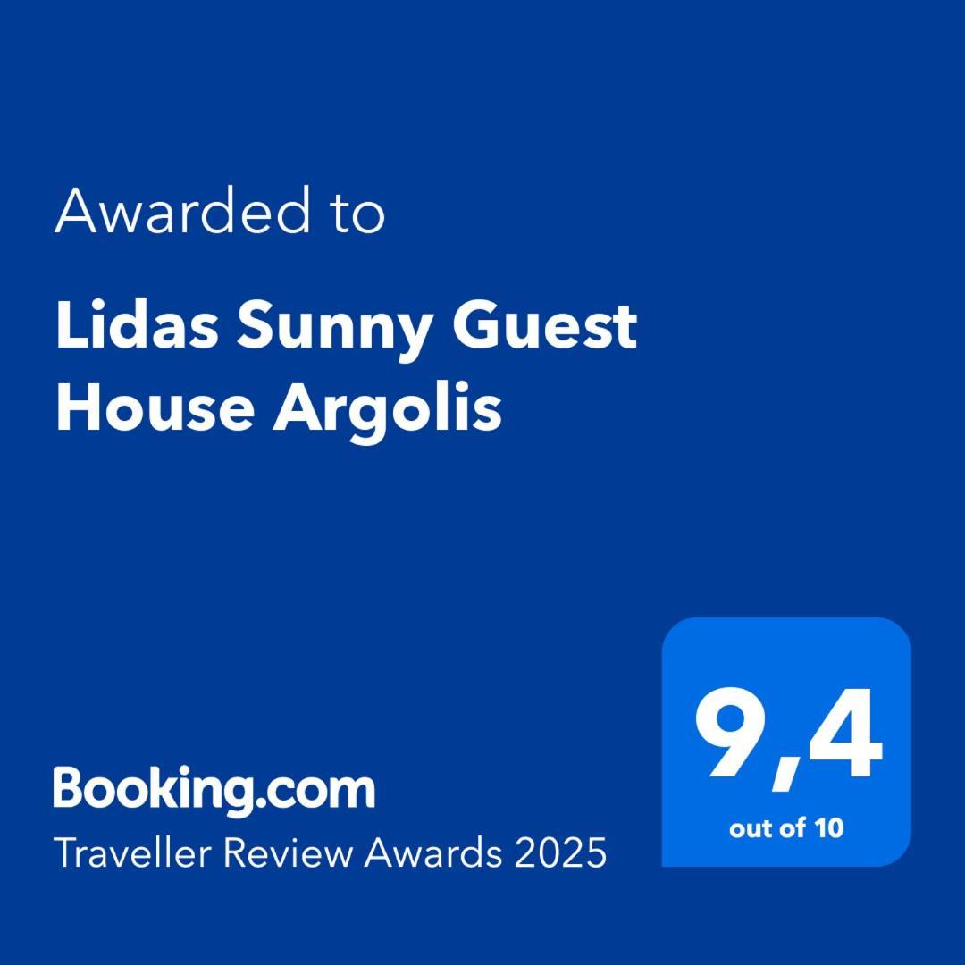 Lidas Sunny Guest House Argolis นาฟปลิโอ ภายนอก รูปภาพ